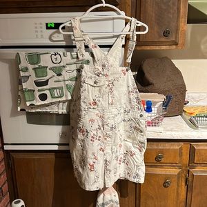white floral overalls - no boundaries